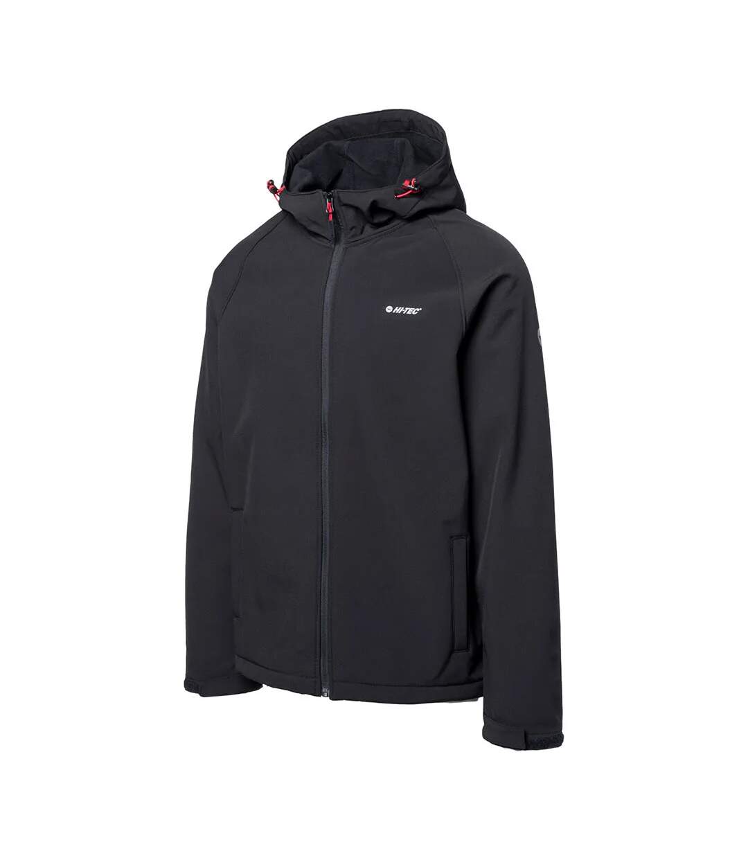 Veste Softshell Neti Adulte Noir Rouge Sang Hi-Tec-3
