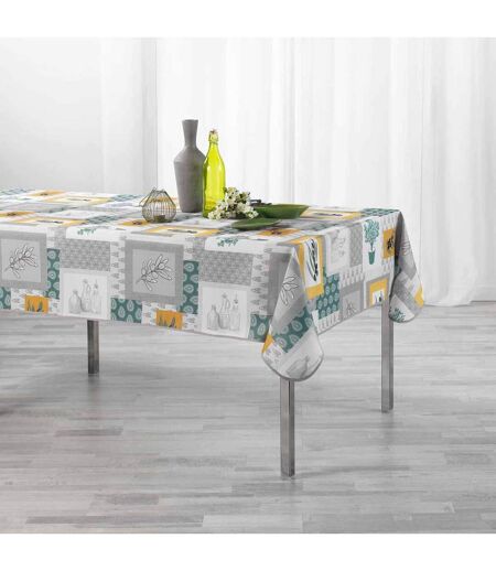 Nappe Antitache Graziella 150x240cm Jaune & Vert