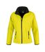 Result Womens/Ladies Core Printable Softshell Jacket (Yellow / Black)