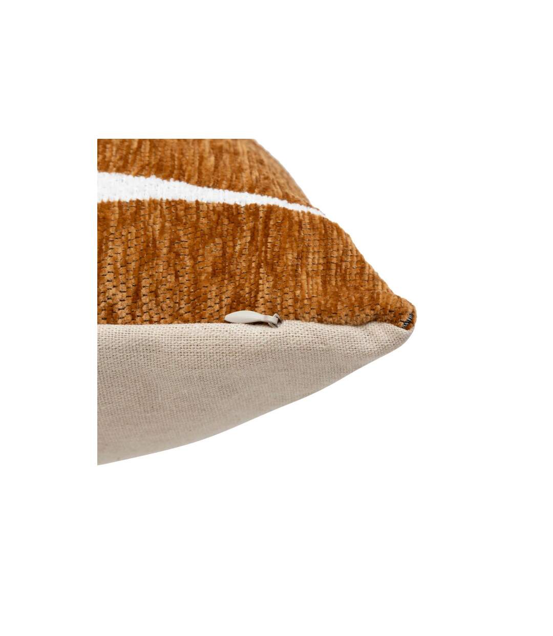 Housse de Coussin Chenille Jeni 30x50cm Caramel-3