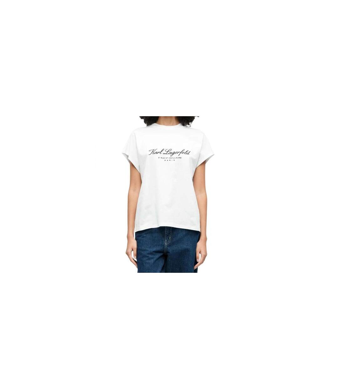 T-shirt Femme Blanc Karl Lagerfeld-1