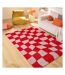 Tapis intérieur à poils longs Swing 383 rouge 200 x 280 cm