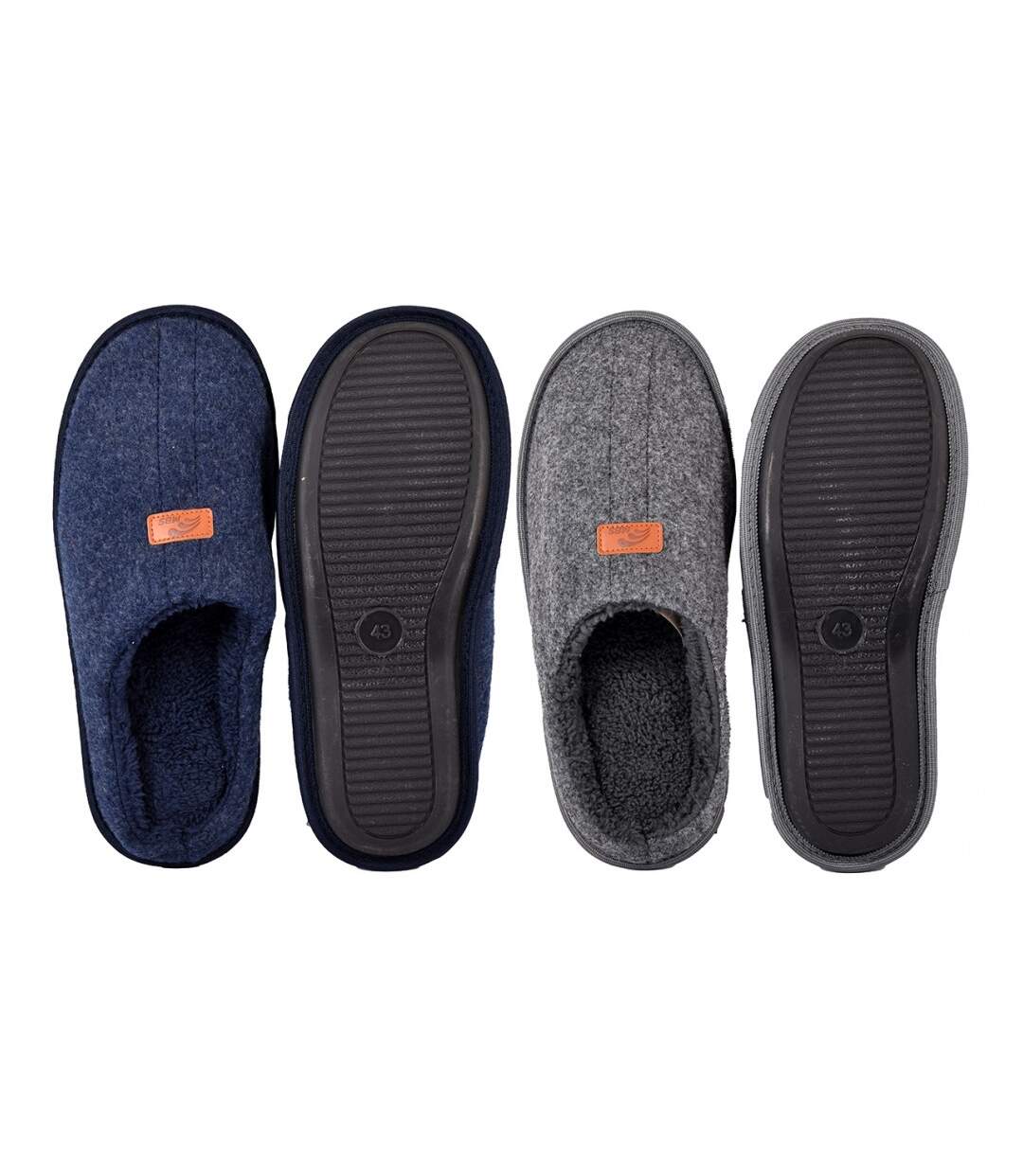 Pantoufle HOMME SUEDINE - Pack de DE-4