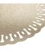 Set de Table Rond à Paillettes Guirlande 38cm Or-2
