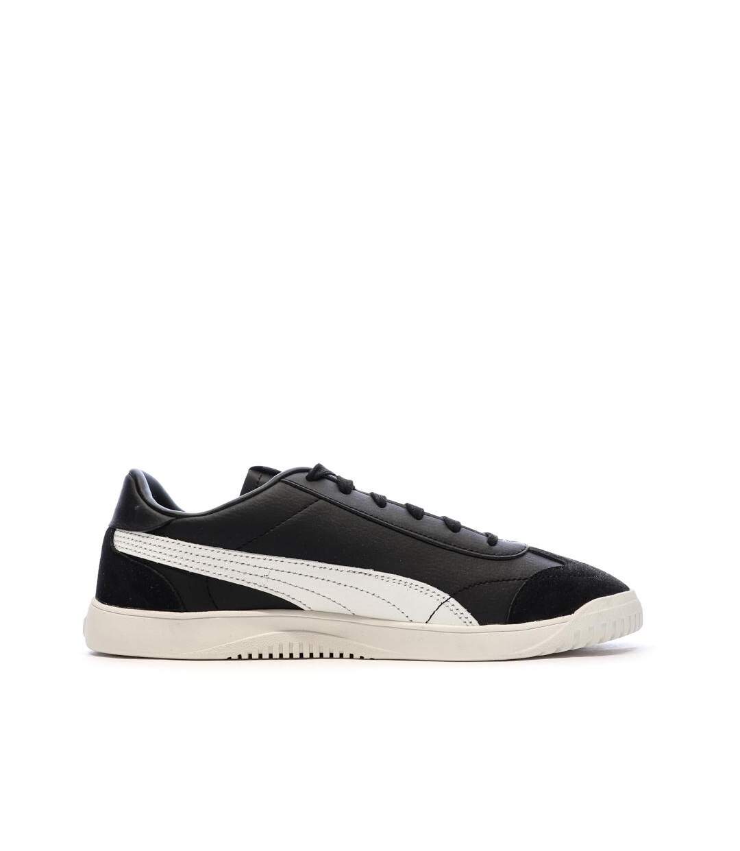 Baskets blanches/noires homme puma club 5v5 sd-2