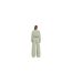 Womens/ladies Fleece Barrel Joggers Sage I Saw It First-1