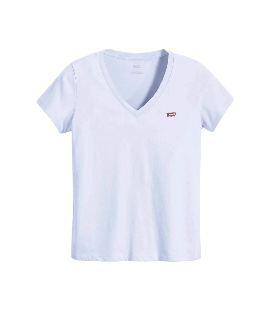 Womens/ladies the perfect v neck t-shirt light blue Levis-1