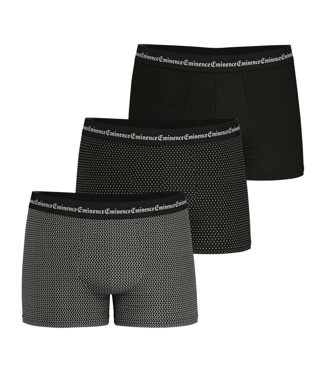 Lot de 3 boxers homme Business Print