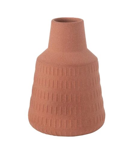 Vase Déco en Porcelaine Ria 23cm Terracotta