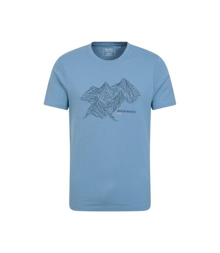 Mountain Warehouse Mens Tonal Natural T-Shirt (Blue) - UTMW2517