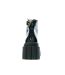 Boots noir croco femme no name  kross low-3