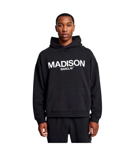 Sweat À Capuche Homme Noir Madison Barclay