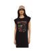 Robe longue col rond sans manches avec print devant South Vondutch-1