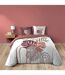Parure de Lit 3 Pièces Astria 240x220cm Rose-1