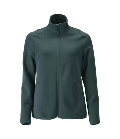 Womens/ladies Customised Fleece Jacket Forest Green Mascot