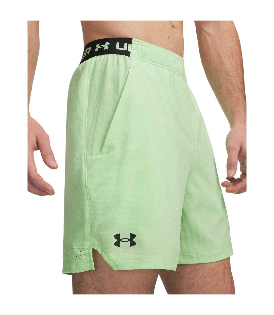 Mens Vanish Shorts Lime Black Under Armour-2