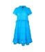 Robe Courte Manches À Volant Luca Femme Bleu Vero Moda-1