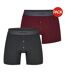 Boxers Homme Gris Bordeaux Firetrap-2