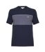 T-shirt Motif/style Blocs De Couleurs Homme Noir Lacoste-1