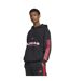 Sweat À Capuche Sport Motif/style À Rayures House Of Tiro Nations Pack Adulte Noir Rubis Adidas-1