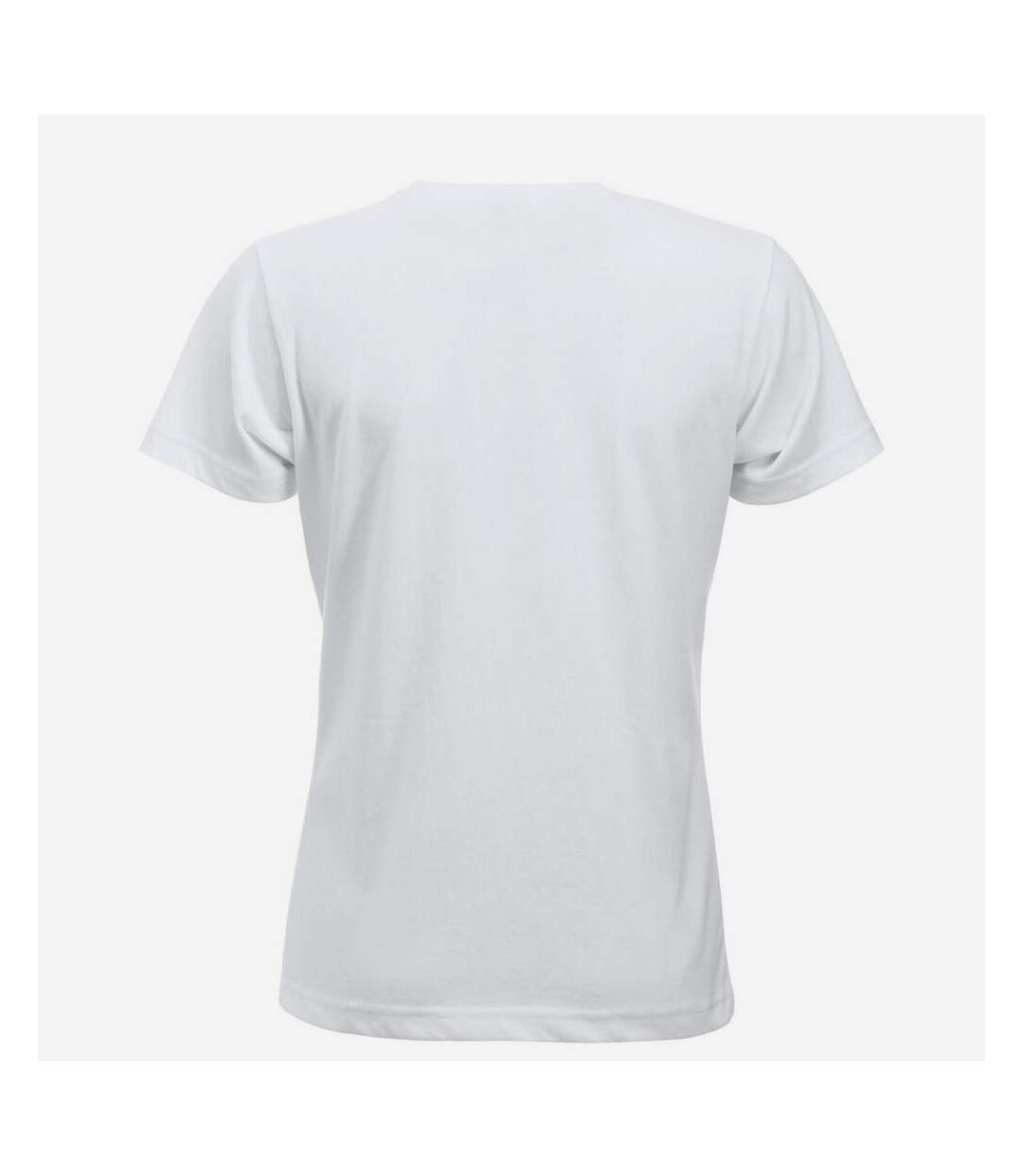 T-shirt new classic femme blanc Clique-2