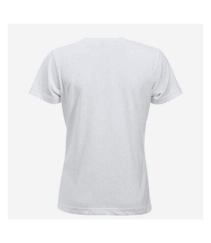 T-shirt new classic femme blanc Clique