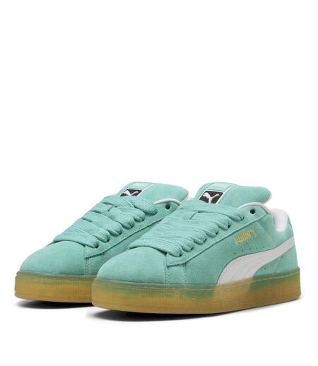 Mens Xl Suede Trainers Aqua White Puma