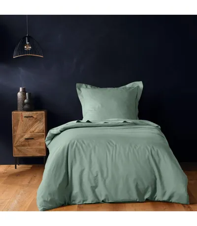 Housse de Couette Lina 140x200cm Vert Sauge