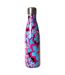 Flowers thermal water bottle one size blue/pink/black Hype