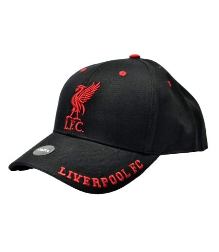Liverpool FC Unisex Adult Mass Frost Snapback Cap (Black/Red)