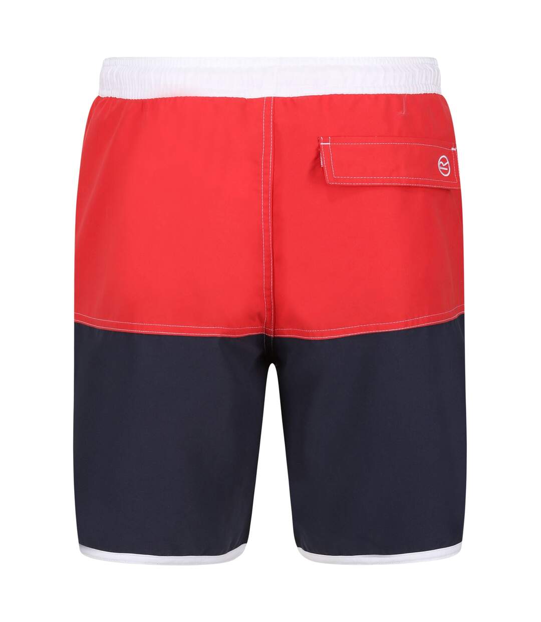 Short de bain benicio homme rouge rococo / bleu marine Regatta