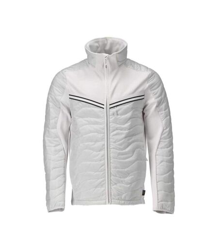 Mens Customized Thermal Jacket White Mascot