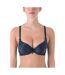 Soutien-gorge préformé Carelia bleu marine Selmark