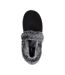 Womens fur lined slipper black Skechers