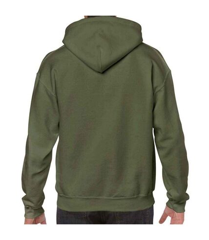 Unisex adult heavy blend hoodie military green Gildan