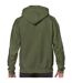 Unisex adult heavy blend hoodie military green Gildan