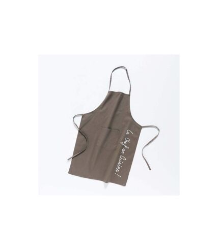 Tablier de Cuisine Cuistot 84cm Taupe