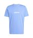 T-shirt Motif/style Linéaire Essentials Homme Bleu Blanc Adidas-2