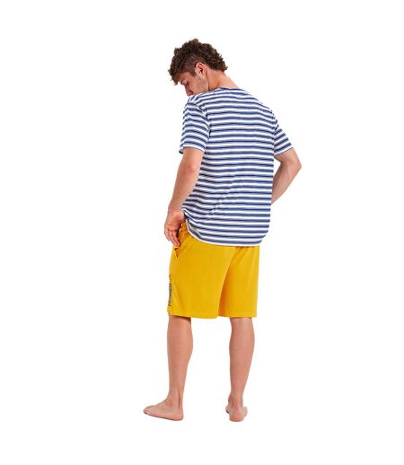 Men's short-sleeved and round neck pajamas MUEH0250