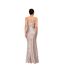 Robe Longue Sans Manches Motif/style Étoiles Femme Gris Clair Lily And Lionel-3