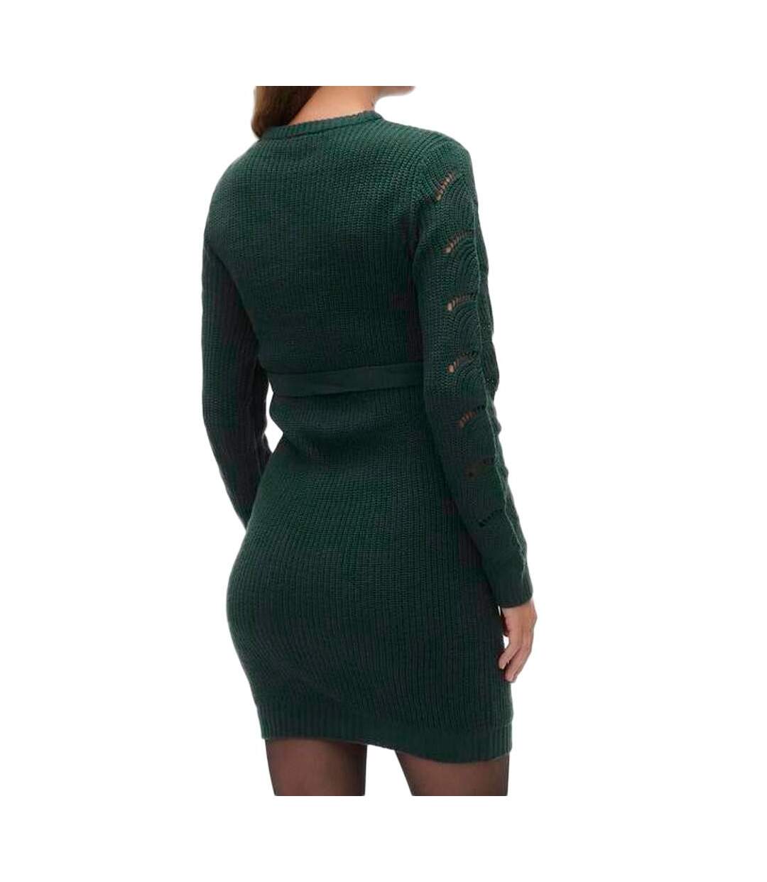 Robe Pull de Grossesse Verte Femme Mamalicious Newlina - L