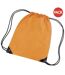 Lot de 2  Sac de gym 11 litres taille unique orange fluo Bagbase