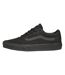Womens/ladies Ward Canvas Trainers Black Monochrome Vans-2