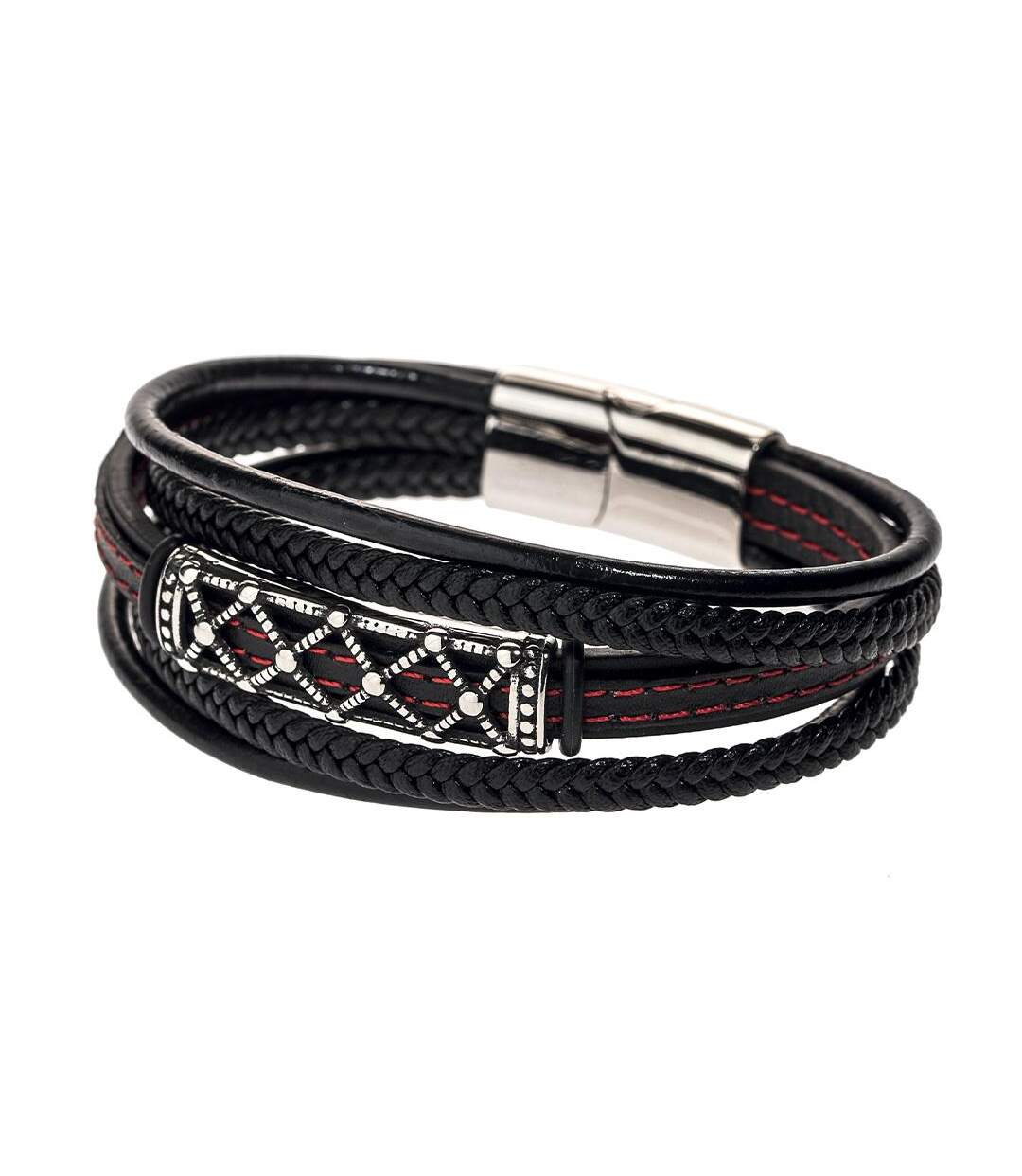 Bracelet noir/rouge homme geographical norway 315129 - taille unique-1
