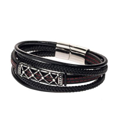 Bracelet noir/rouge homme geographical norway 315129 - taille unique