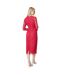 Robe fourreau femme framboise Principles