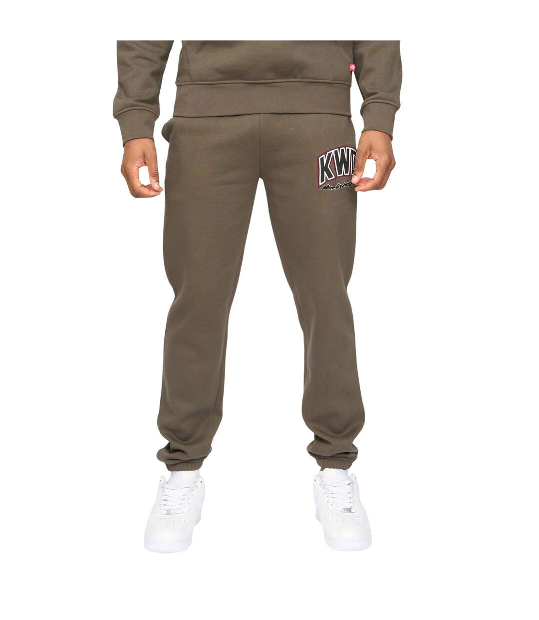 Mens Kingdome Jogging Bottoms Olive Kings Will Dream-2