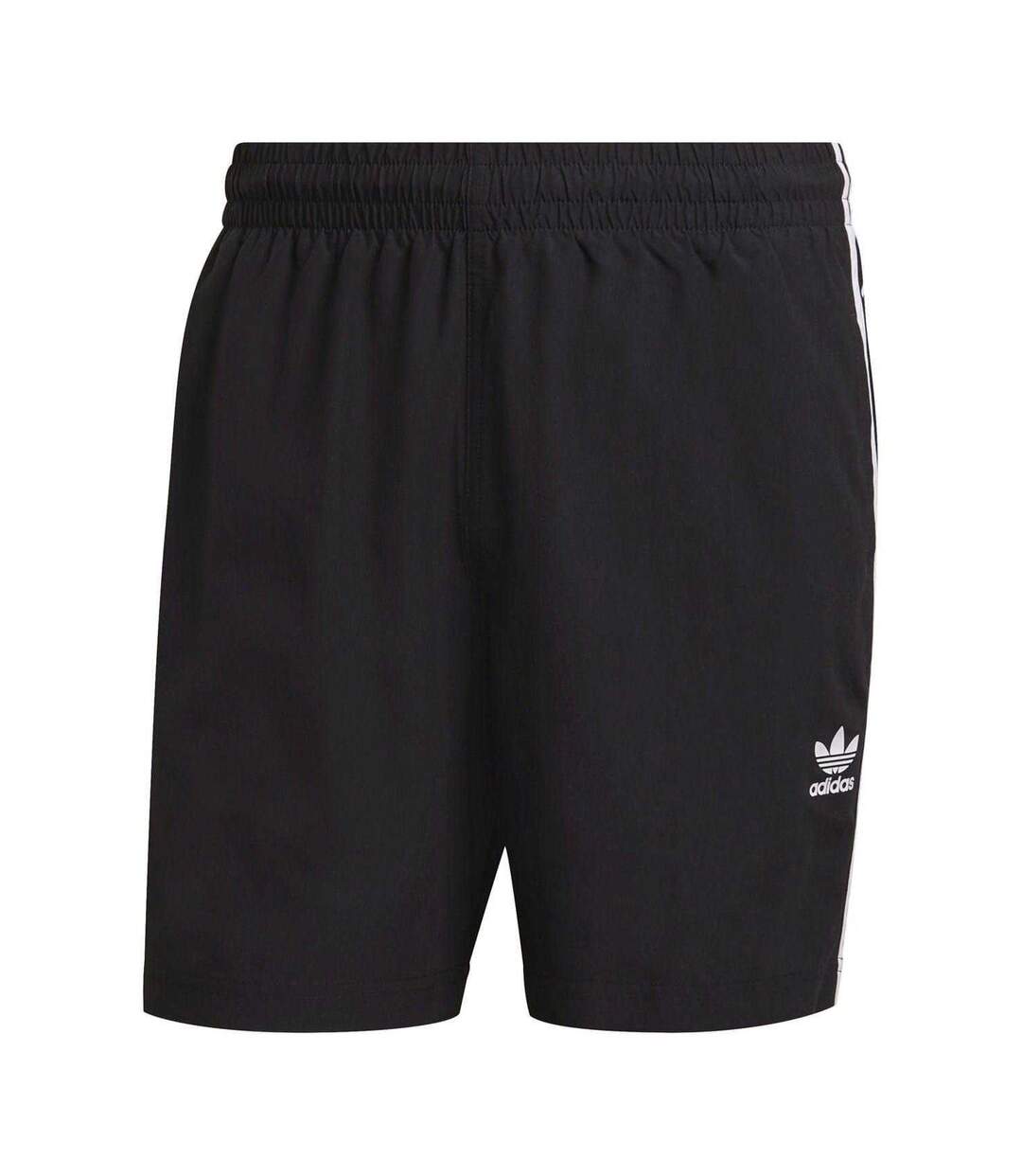 Mens Originals 3 Stripes Swimming Swim Shorts Black Adidas-2