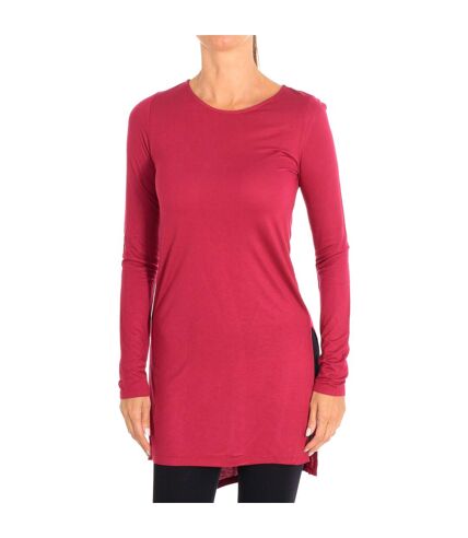 Long sleeve round neck dress 3I65E1B75 woman