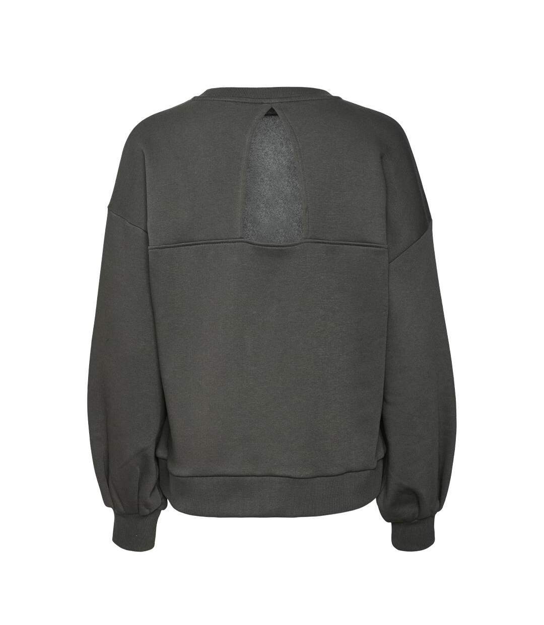 Sweat gris femme vero moda vocca - l-2
